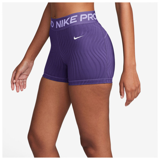 Nike Γυναικείο σορτς-κολάν Pro Mid-Rise 3'' Printed Shorts